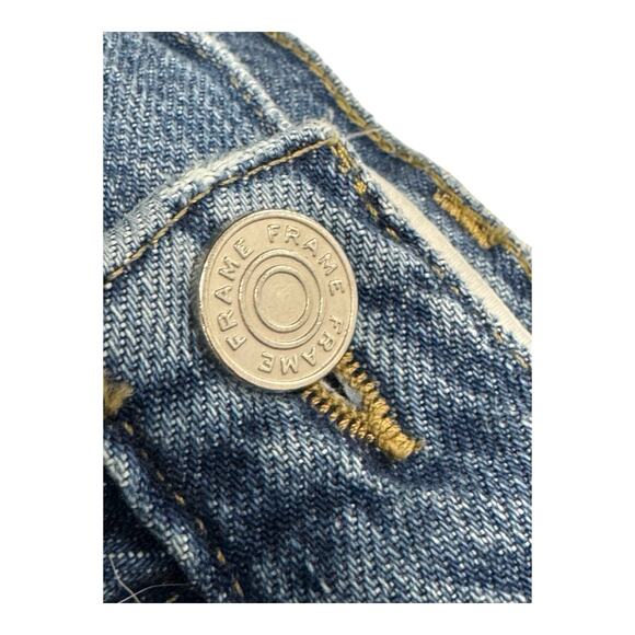 Frame Denim Size 29 Le Jane Designer Straight Leg Denim Jeans Casual Relax - Picture 2 of 12